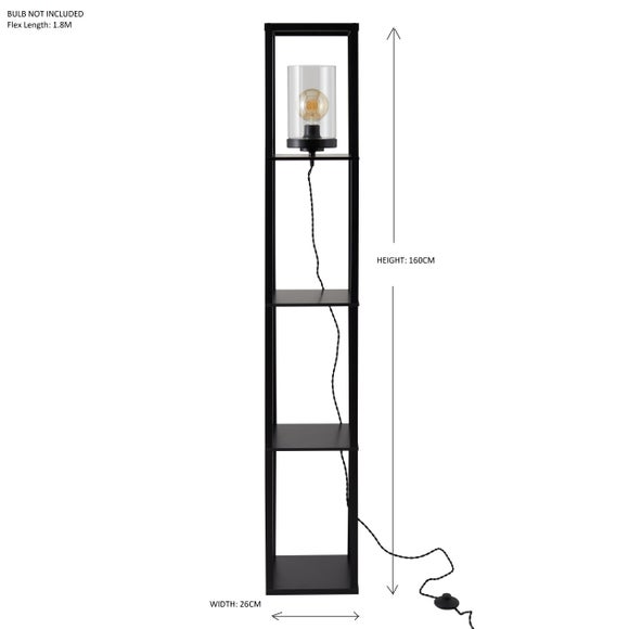Keates Shelved Floor Lamp 3