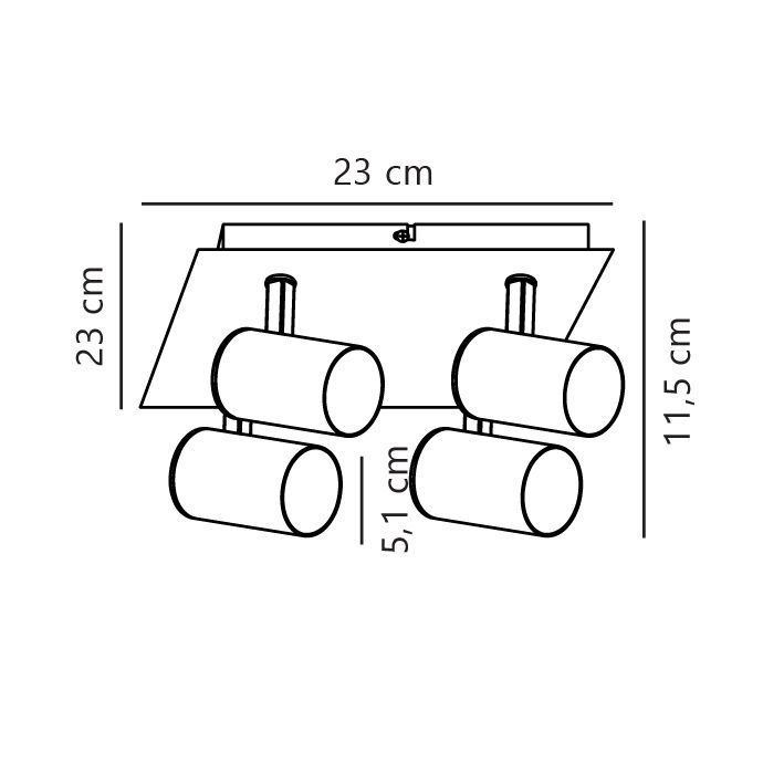 Nordlux Modern Indoor Rail White Metal GU10 Adjustable Head - Mains Powered, IP20 2