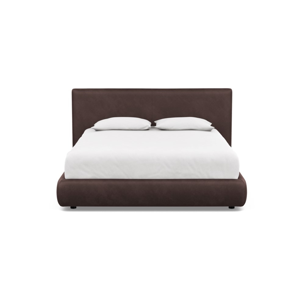 Heal's Alba Bed King Luxury Leather Coco