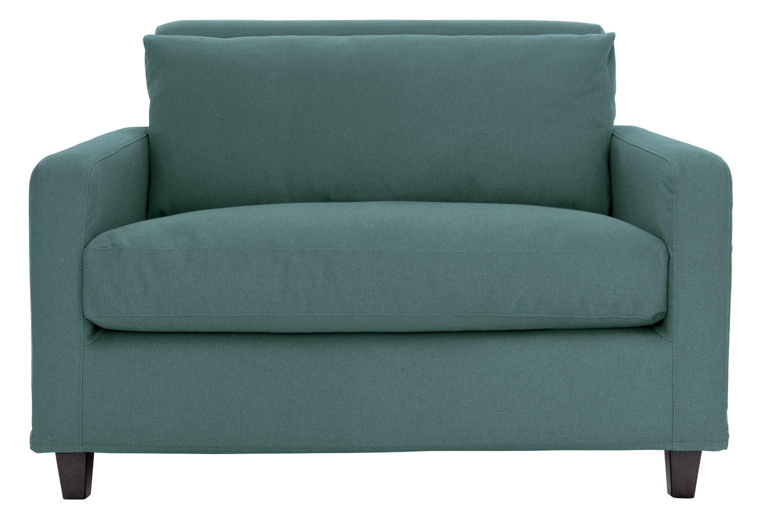 Habitat Chester Fabric Cuddle Chair - Teal