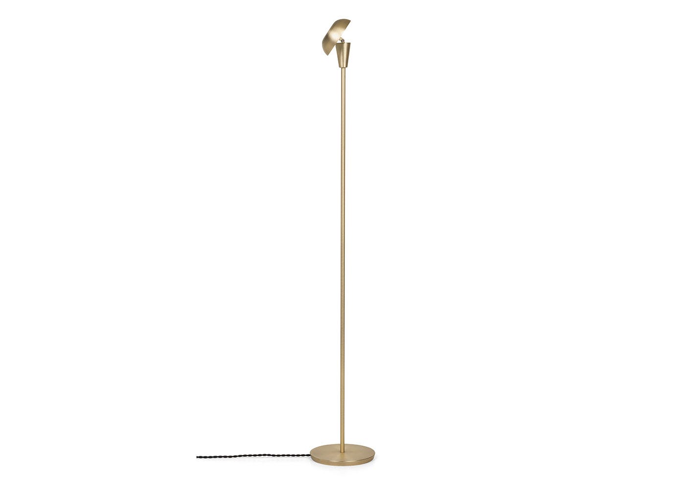 ferm LIVING Tiny Floor Lamp Brass