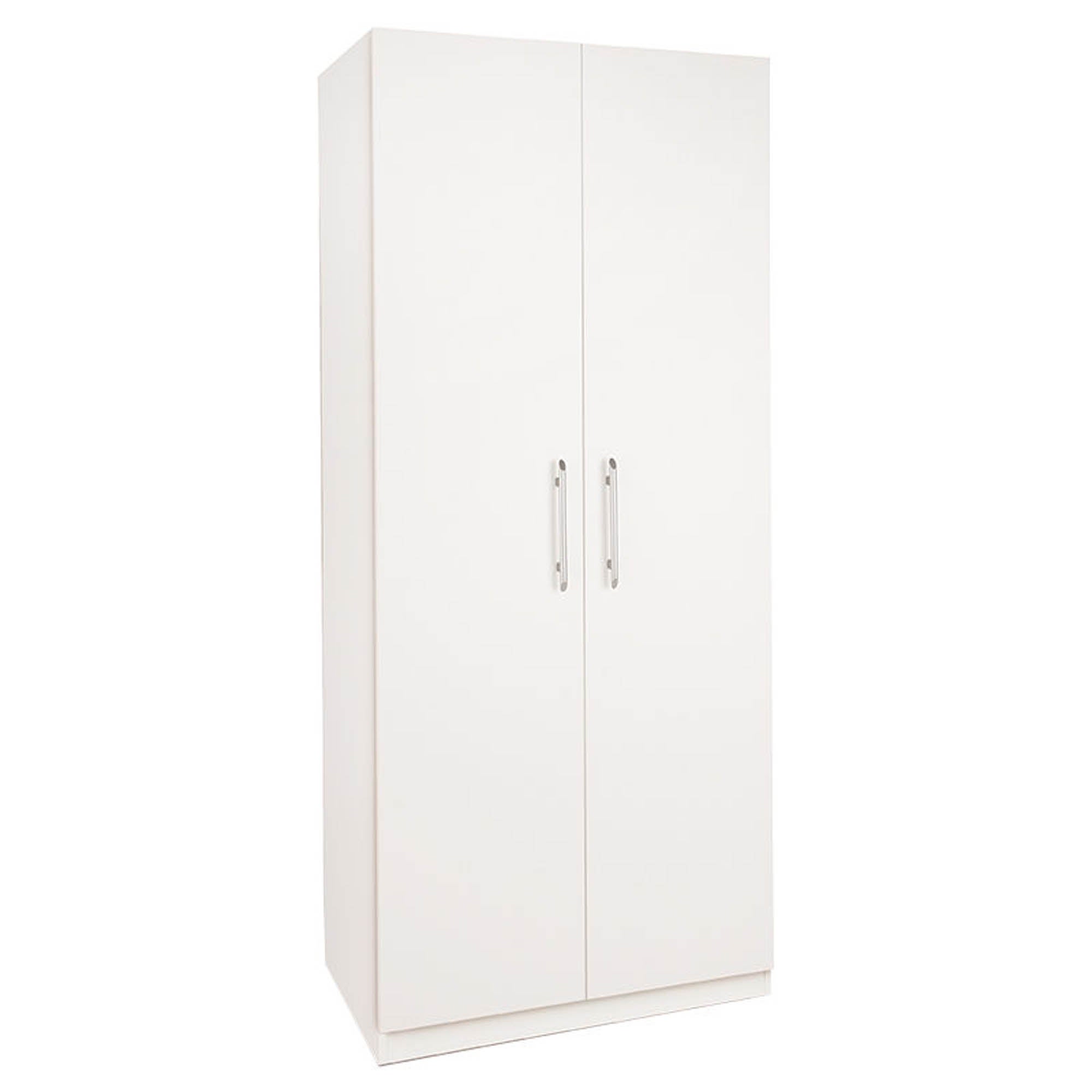 Acton Double Wardrobe, White