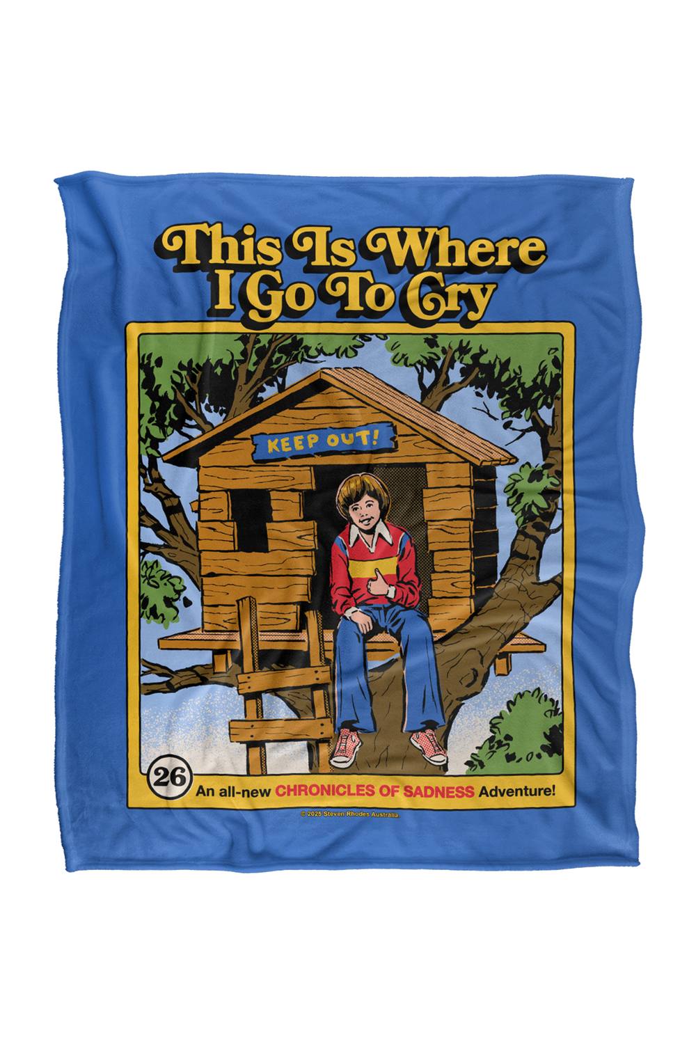 Steven Rhodes This Iis Where I Go Silky Touch Super Soft Throw Blanket