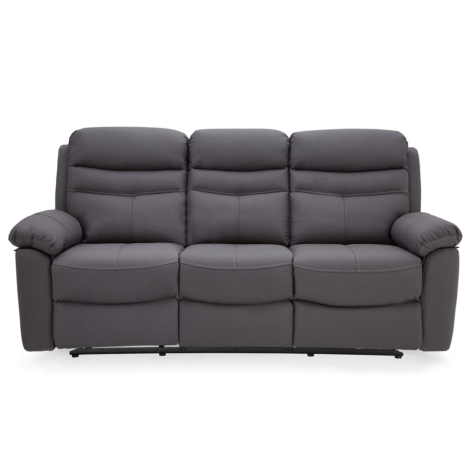 Conway Reclining 3 Seater Sofa Grey