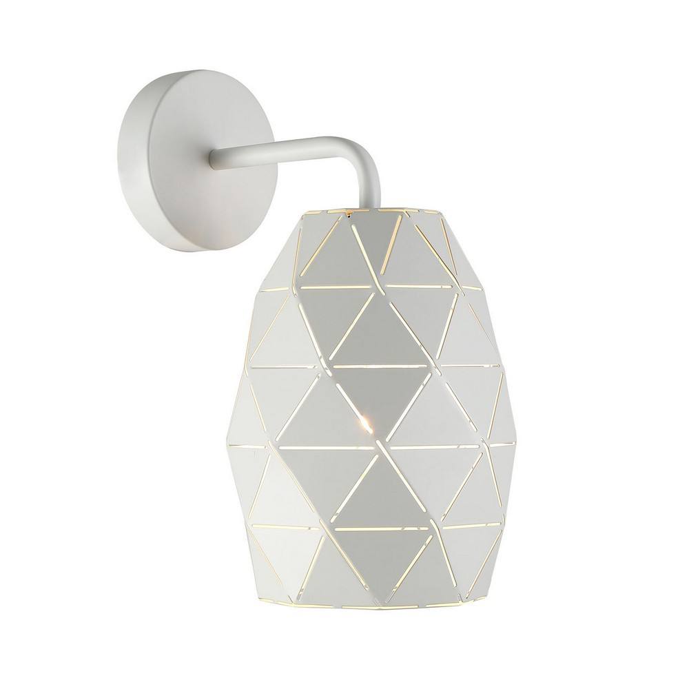 Netlighting Modern Dome Wall Lamp White 1 Light E27
