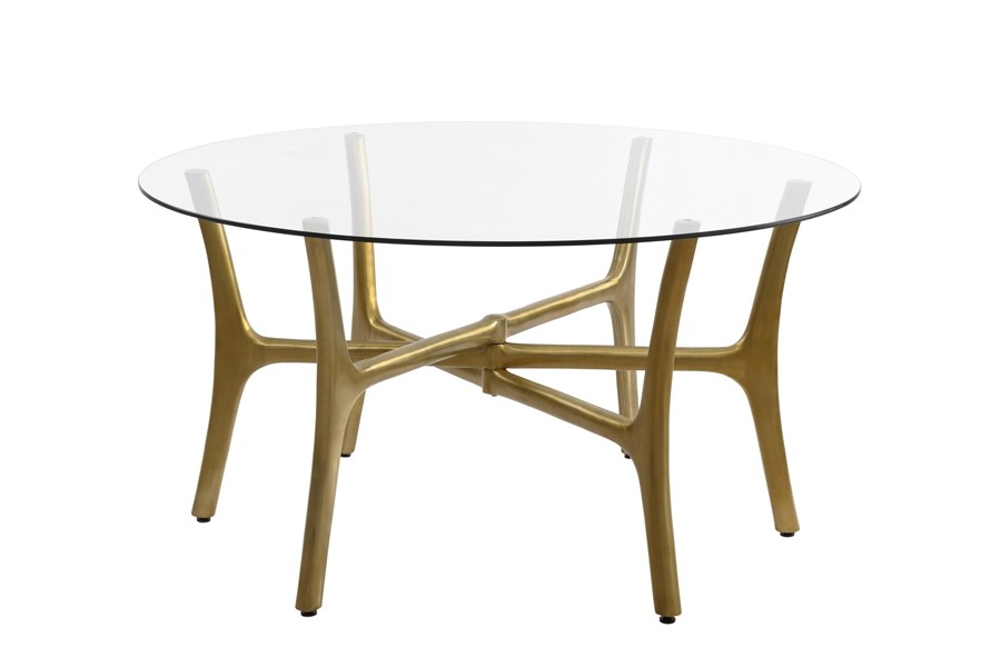 Hexapod Brass Dining Table