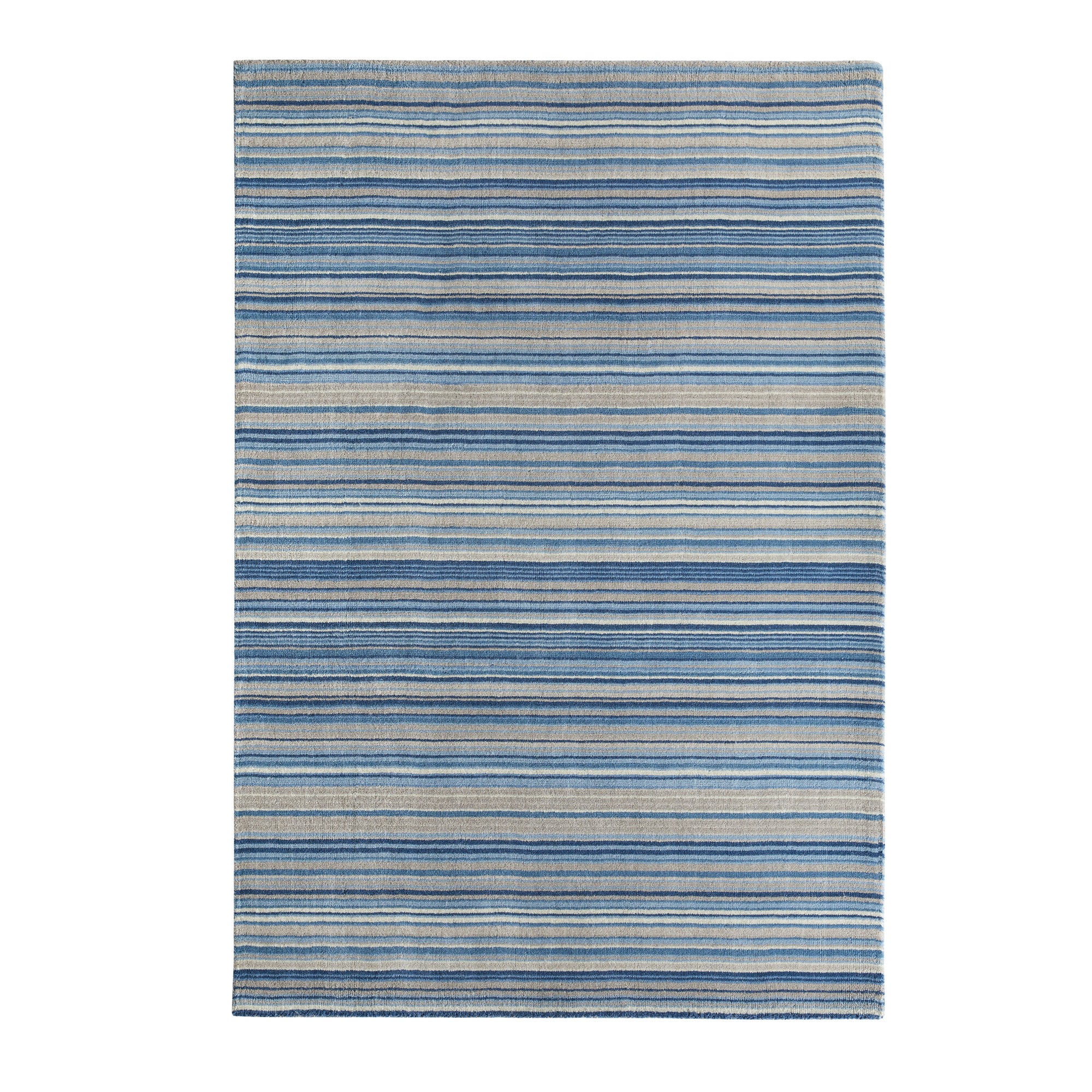 Fine Stripes Rug Blue