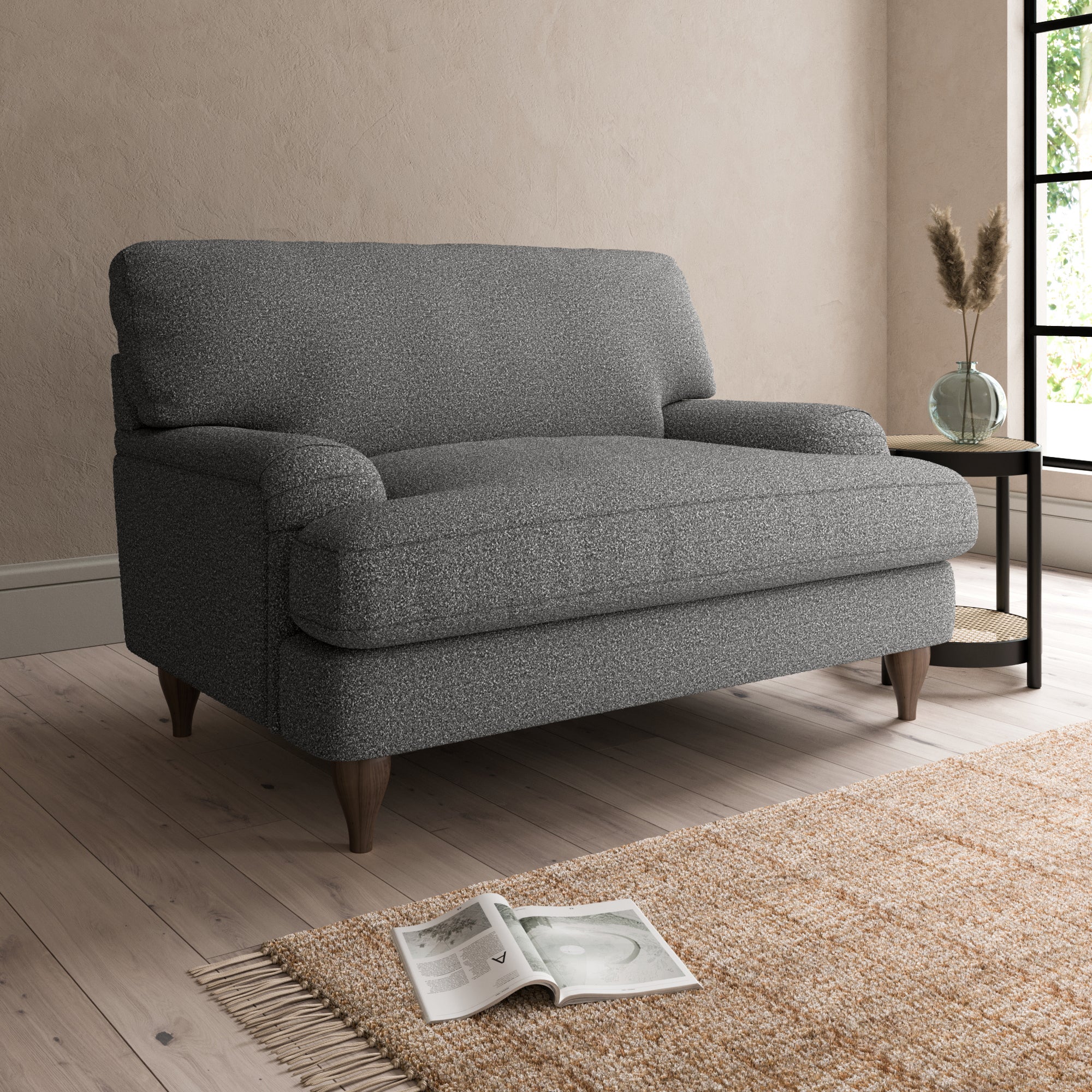 Darwin Cosy Marl Snuggle Chair Cosy Marl Granite