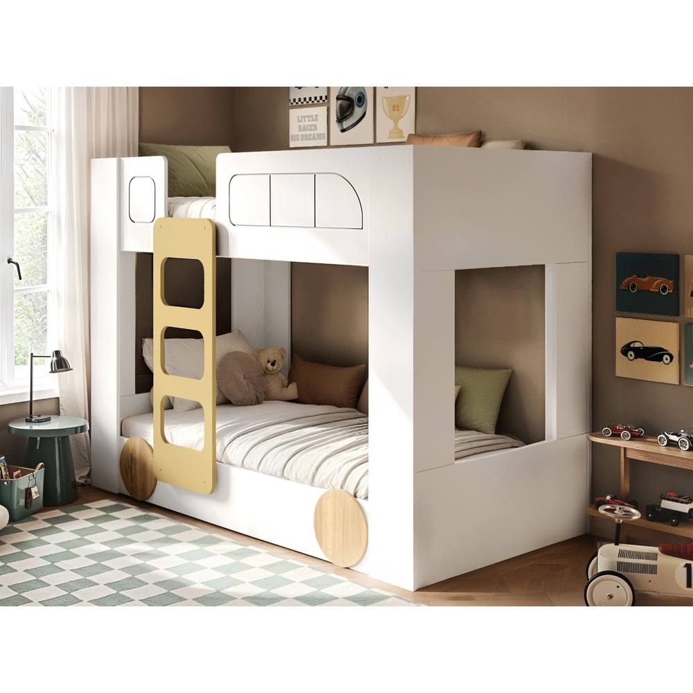 Flair Eloise Bus Bunk Bed White