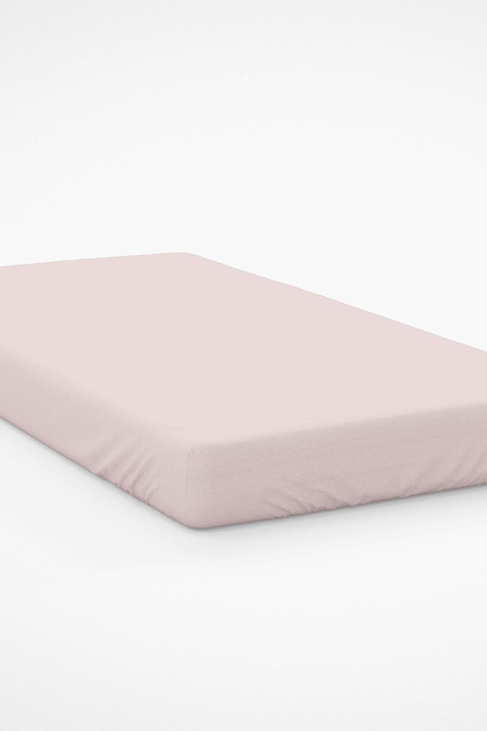Belledorm Easy Care 200 Thread Count Cotton Polyester Percale 28cm Fitted Sheet in Light Pink