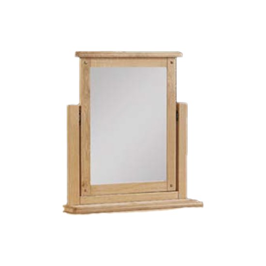 Heaton Dressing Mirror With Oak Frame