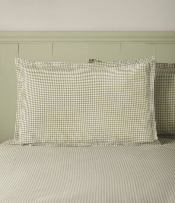 Sydney Gingham Polycotton Oxford Pillowcase