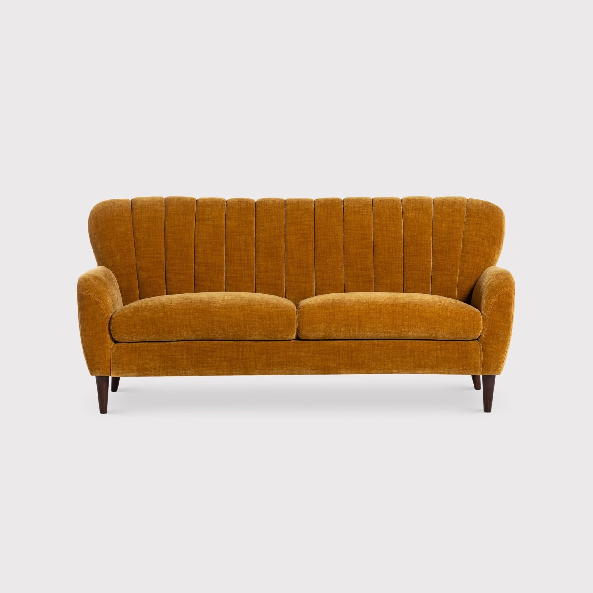 Aelin 3 Seater Sofa, Yellow Fabric | Barker & Stonehouse
