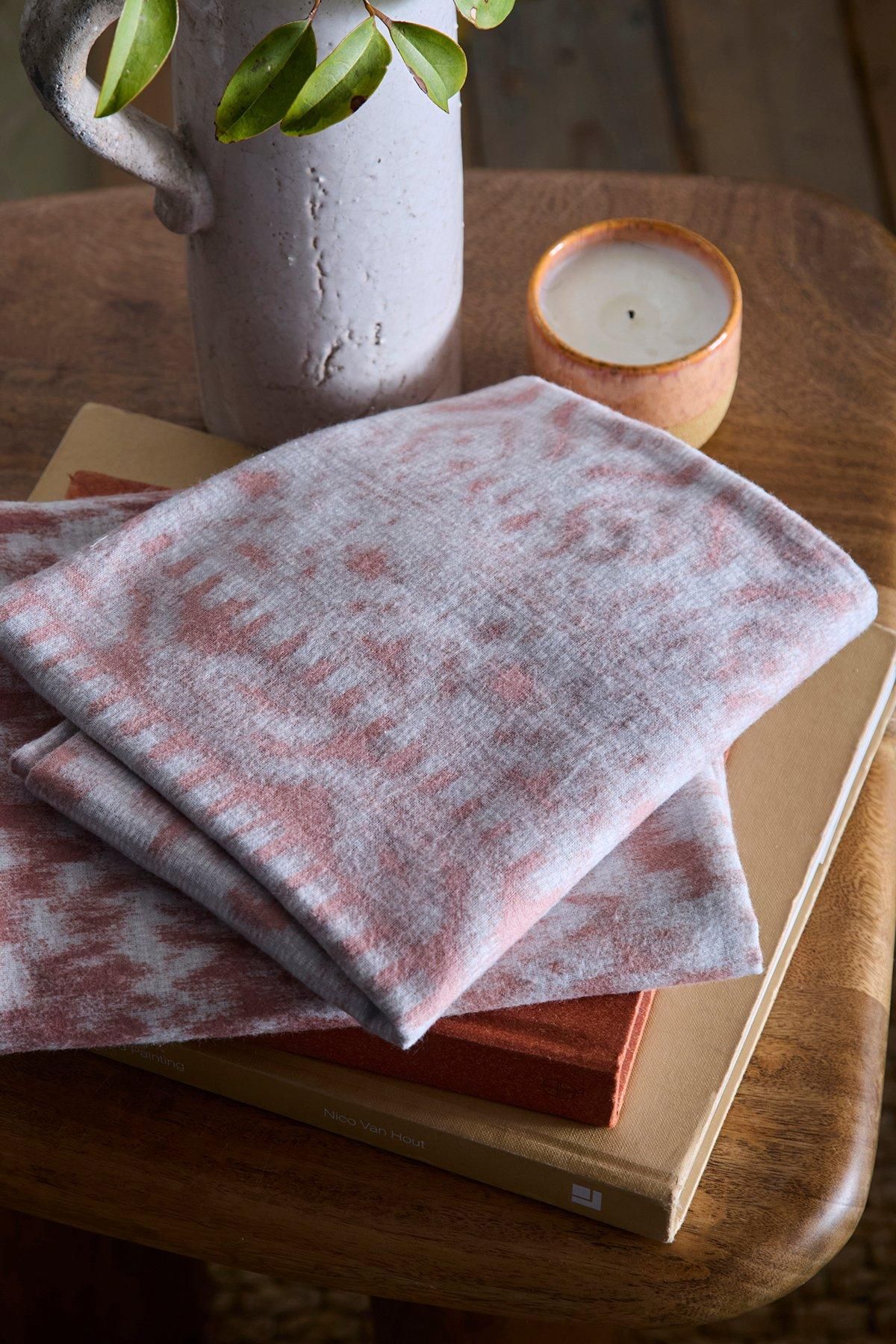 Appletree 'Bergen' 100% Brushed Cotton Duvet Cover Set in Terracotta 3