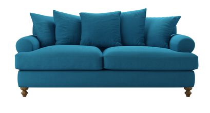 Teddy 3 Seat Sofabed in Marina Brushed Linen Cotton - sofa.com