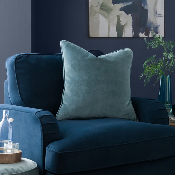 Clara Cotton Velvet Square Cushion