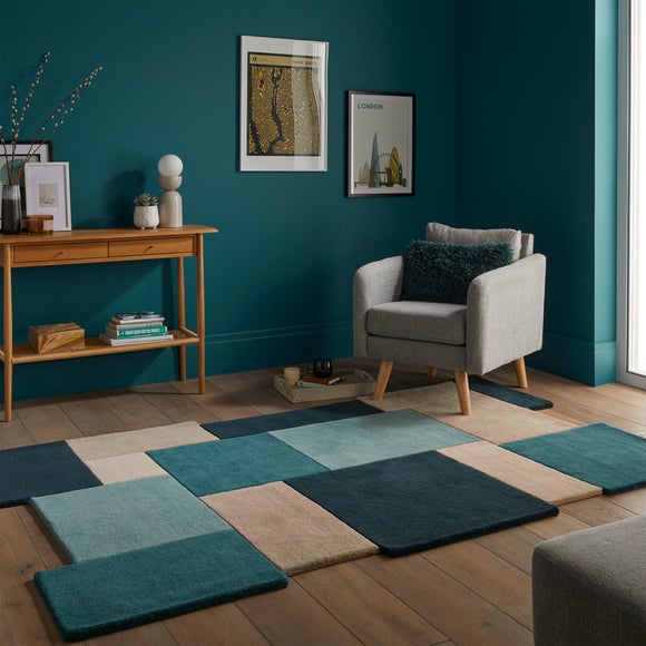 Collage Modern Cut-Out Wool Rug