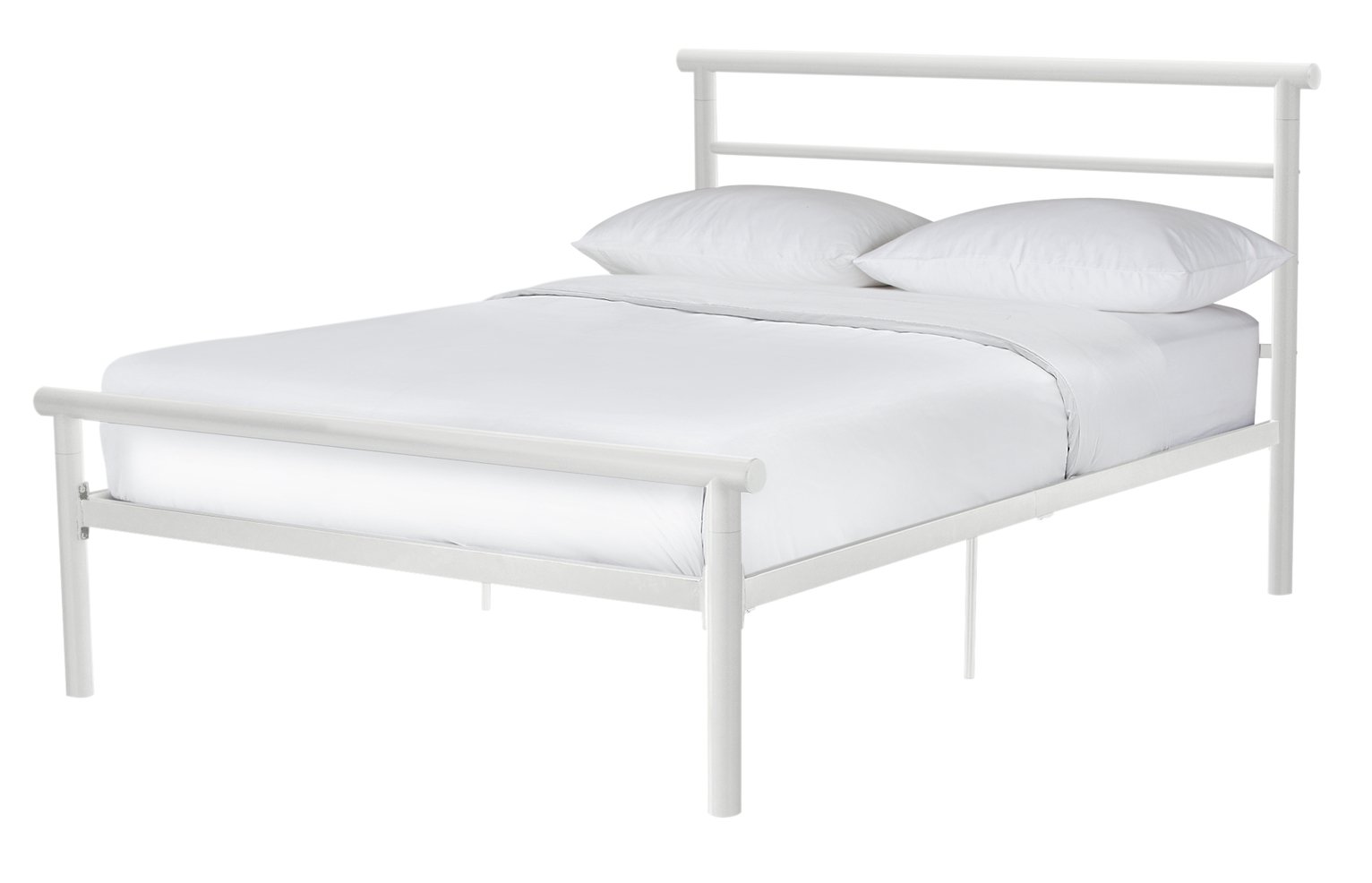 Argos Home Avalon Double Bed Frame - White
