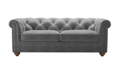 Patrick 2.5 Seat Sofabed in Earl Grey Smart Velvet - sofa.com