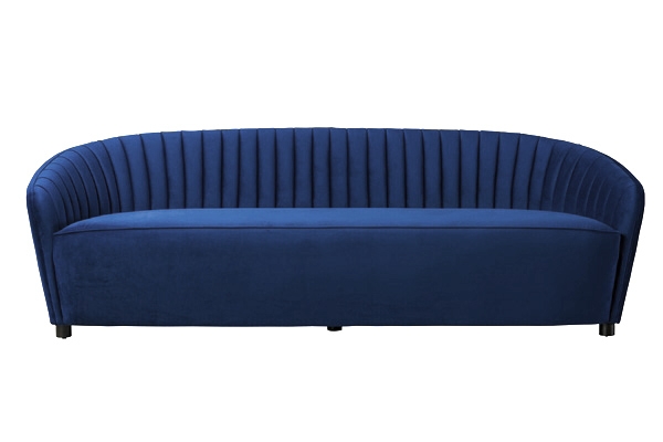 Alice Three Seat Sofa - Navy Blue