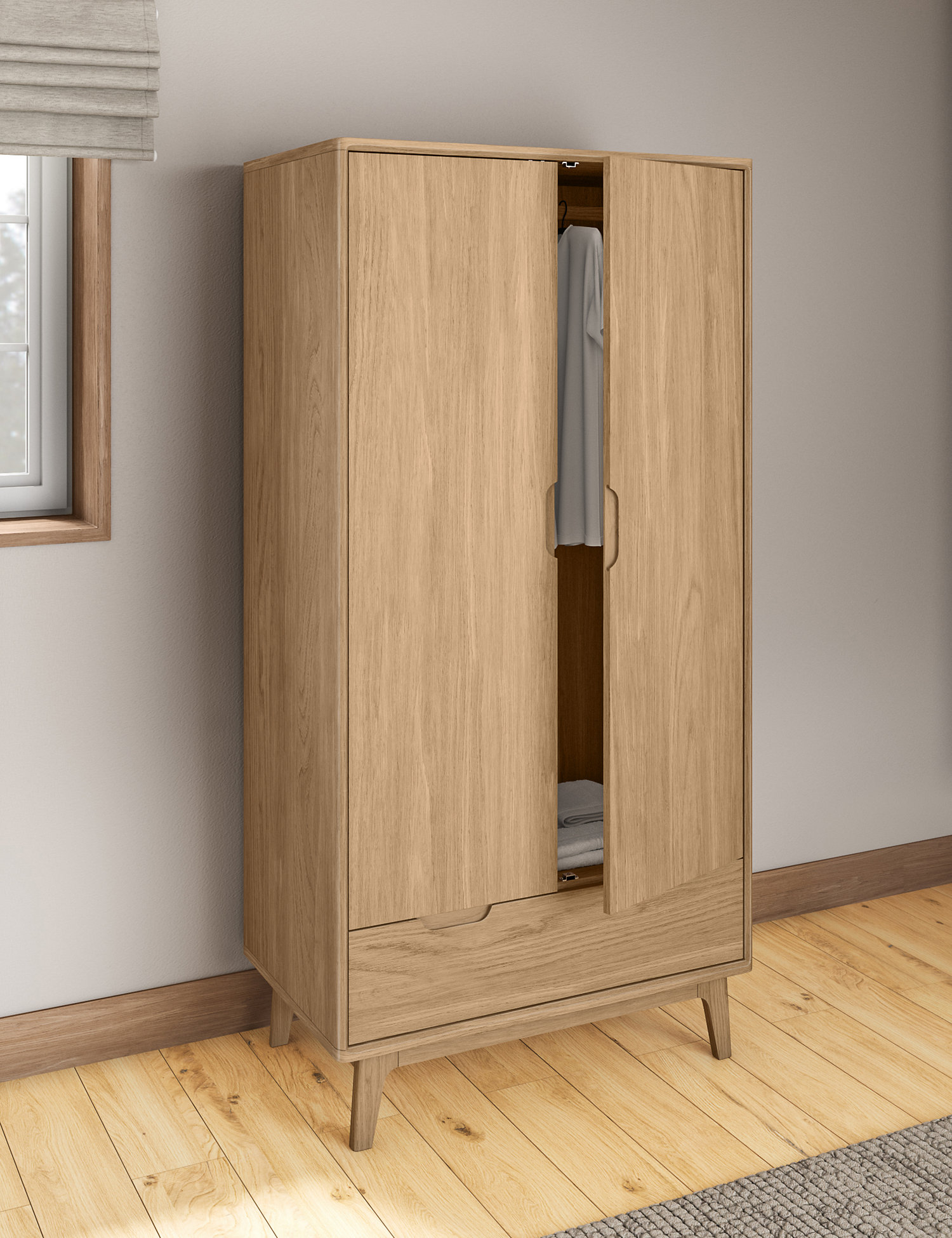 M&S Nord Double Wardrobe