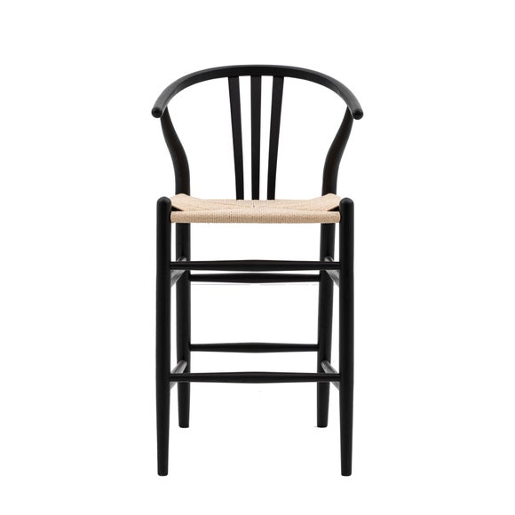 Walsall Set of 2 Bar Stools, Elm