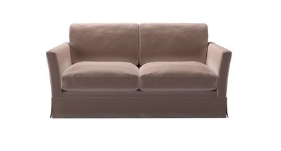 Otto 2 Seat Sofabed in Orchid Cotton Matt Velvet - sofa.com