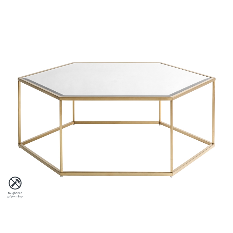 Alveare Brass  Coffee Table