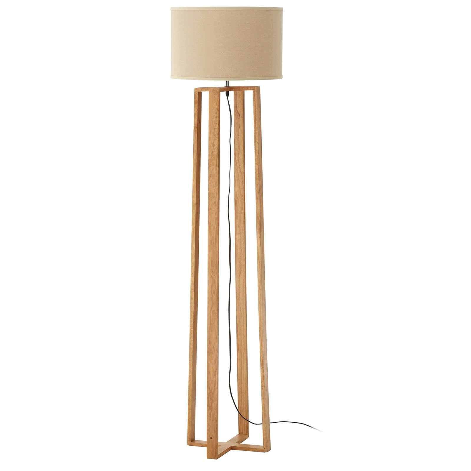 Lea Wooden Floor Lamp
