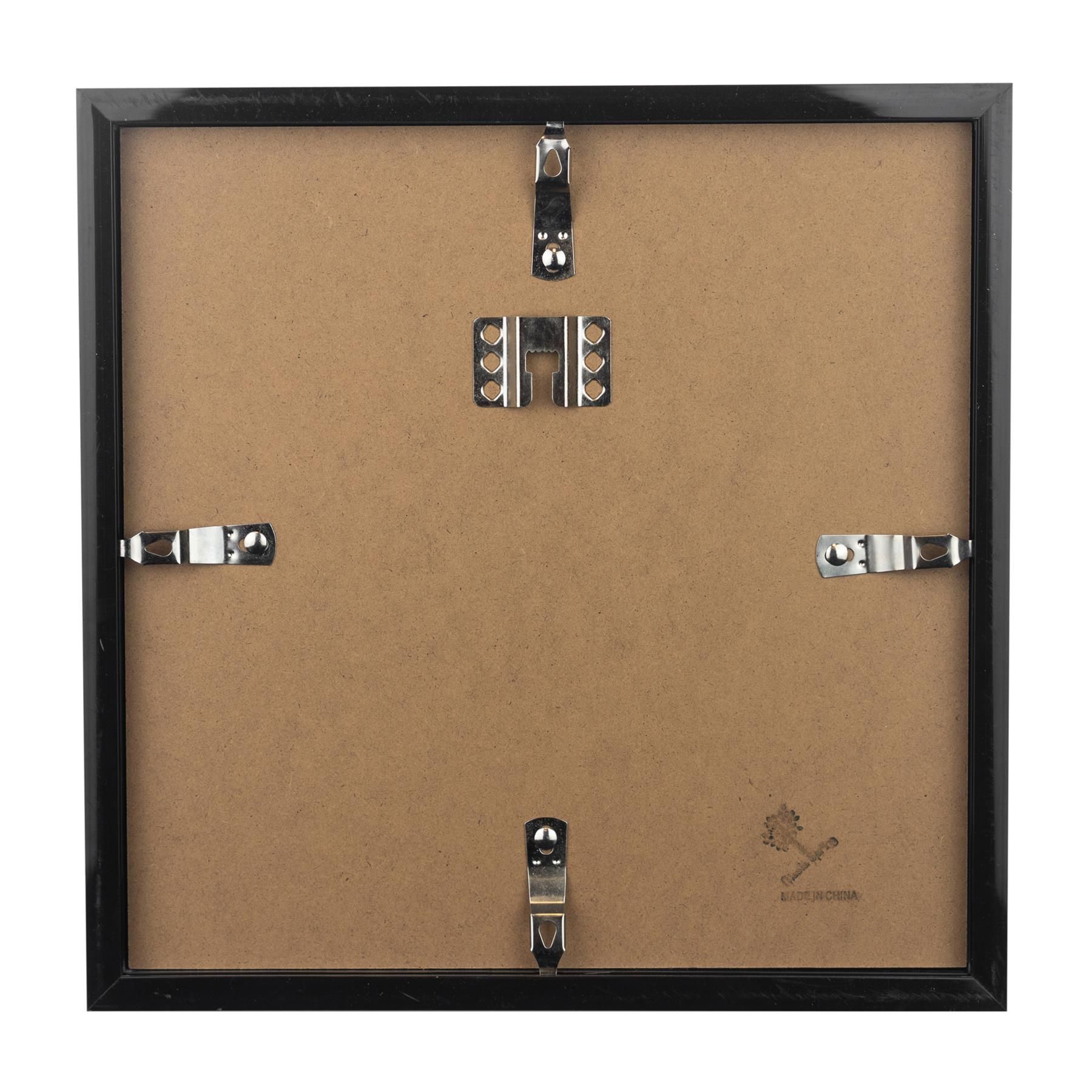 Nicola Spring 10x10" 3D Box Photo Frame 6x6" in White 5