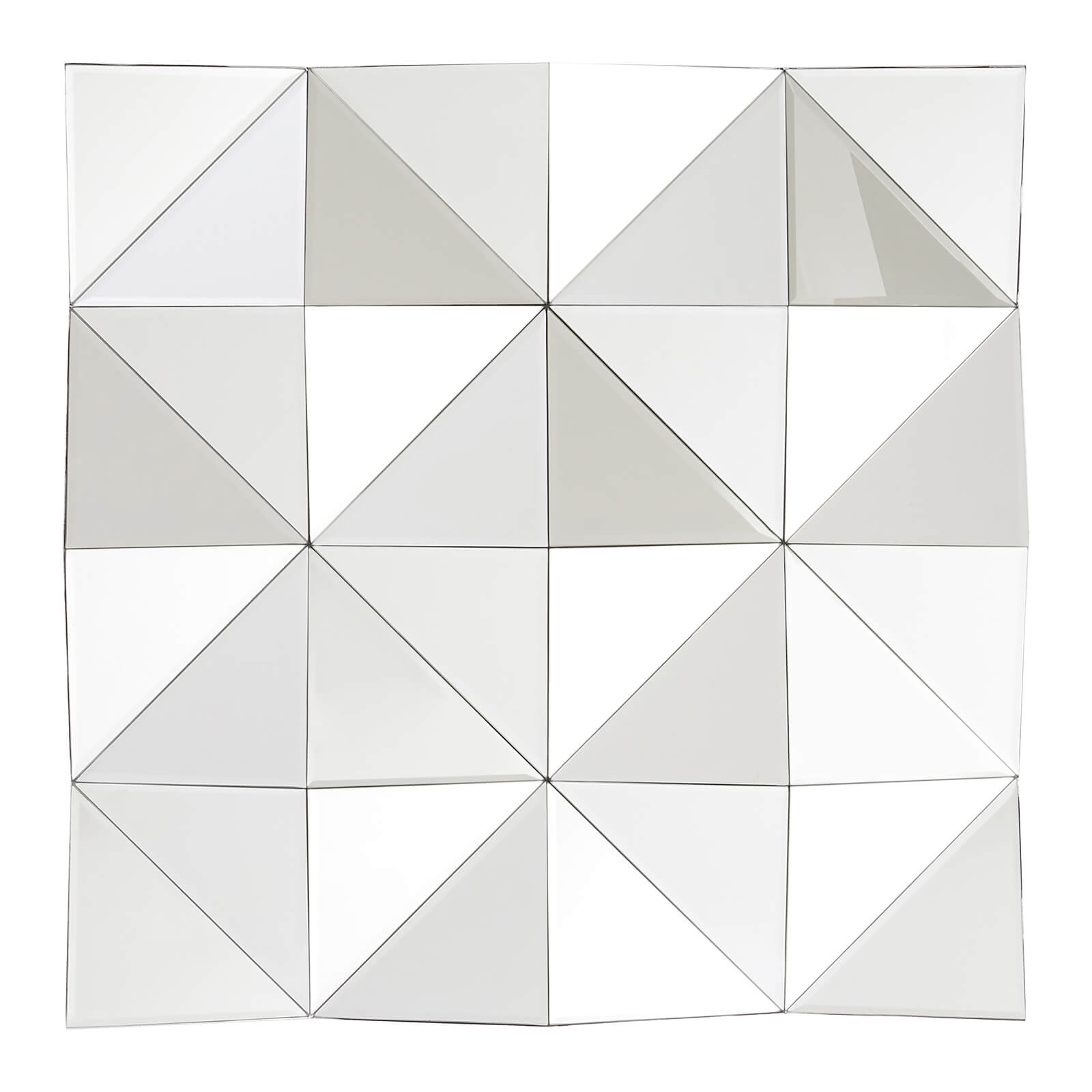 Geometric Square Wall Mirror