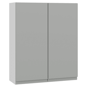 Wickes Lakemoor Dust Grey Slimline Depth Wall Unit - 600mm