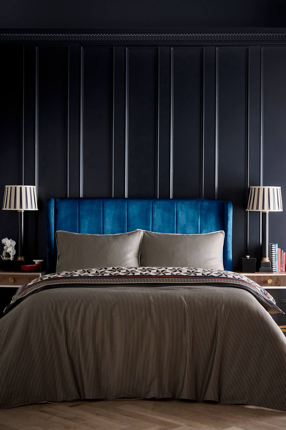 Laurence Llewelyn-Bowen 'Hero' 100% Cotton Duvet Cover Set 4