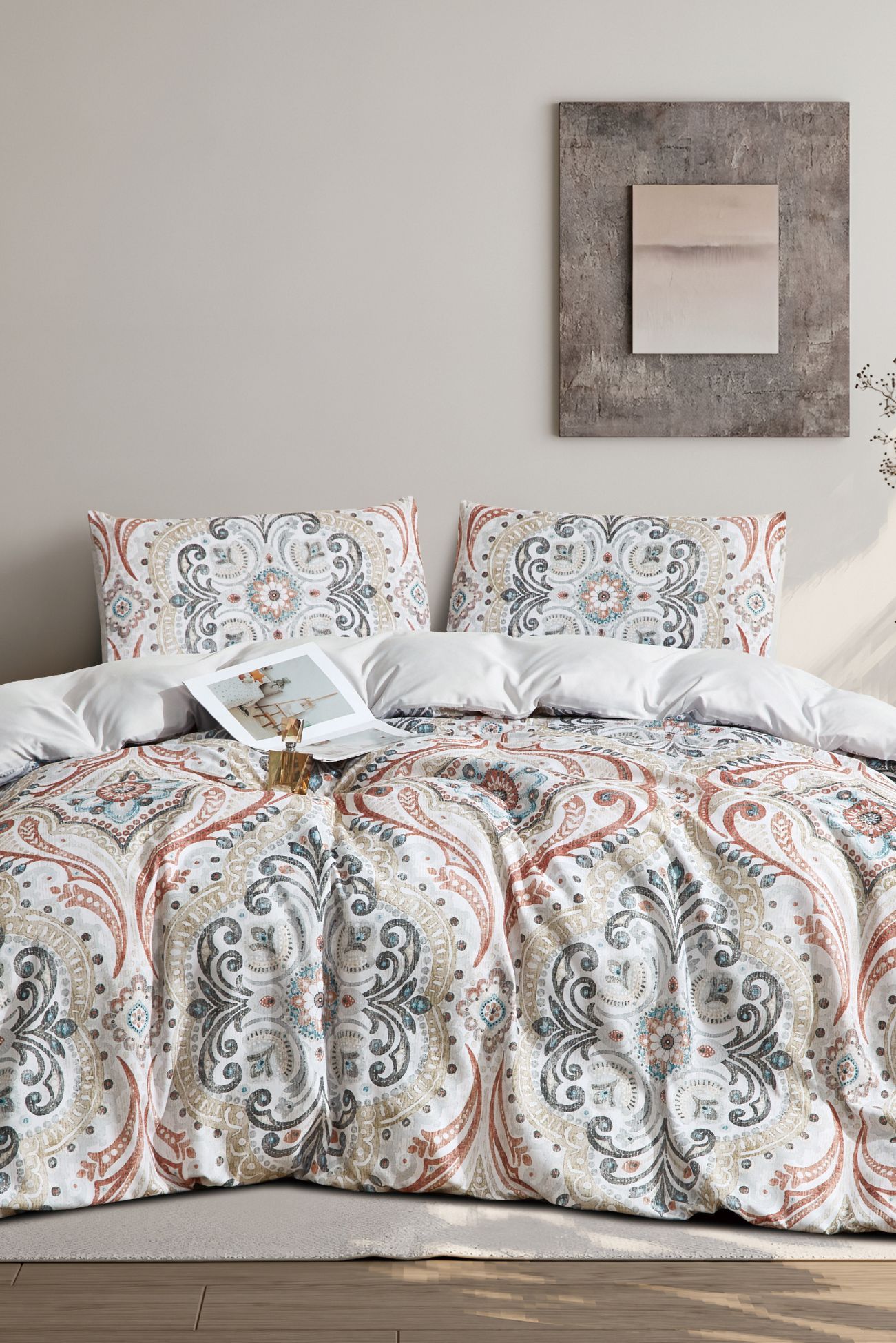 Ezysleep Esme Floral Printed Duvet Set