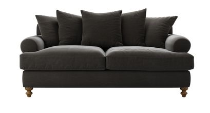 Teddy 2.5 Seat Sofabed in Battleship Grey Smart Cotton - sofa.com