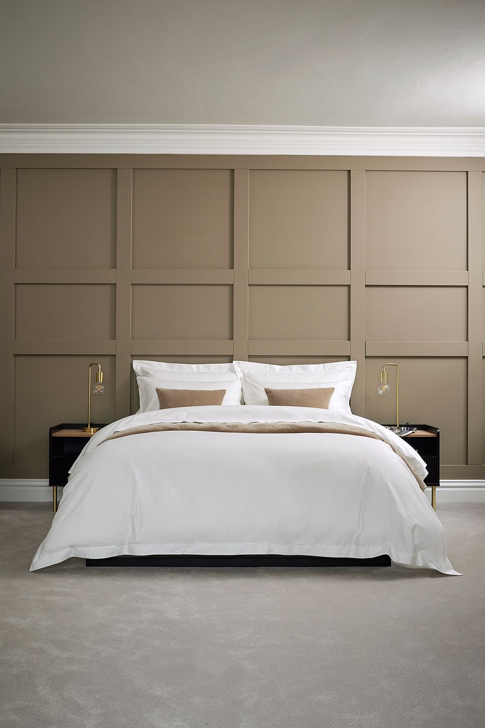 CHRISTY Premium Sateen Satin Soft Duvet Cover Sets in White