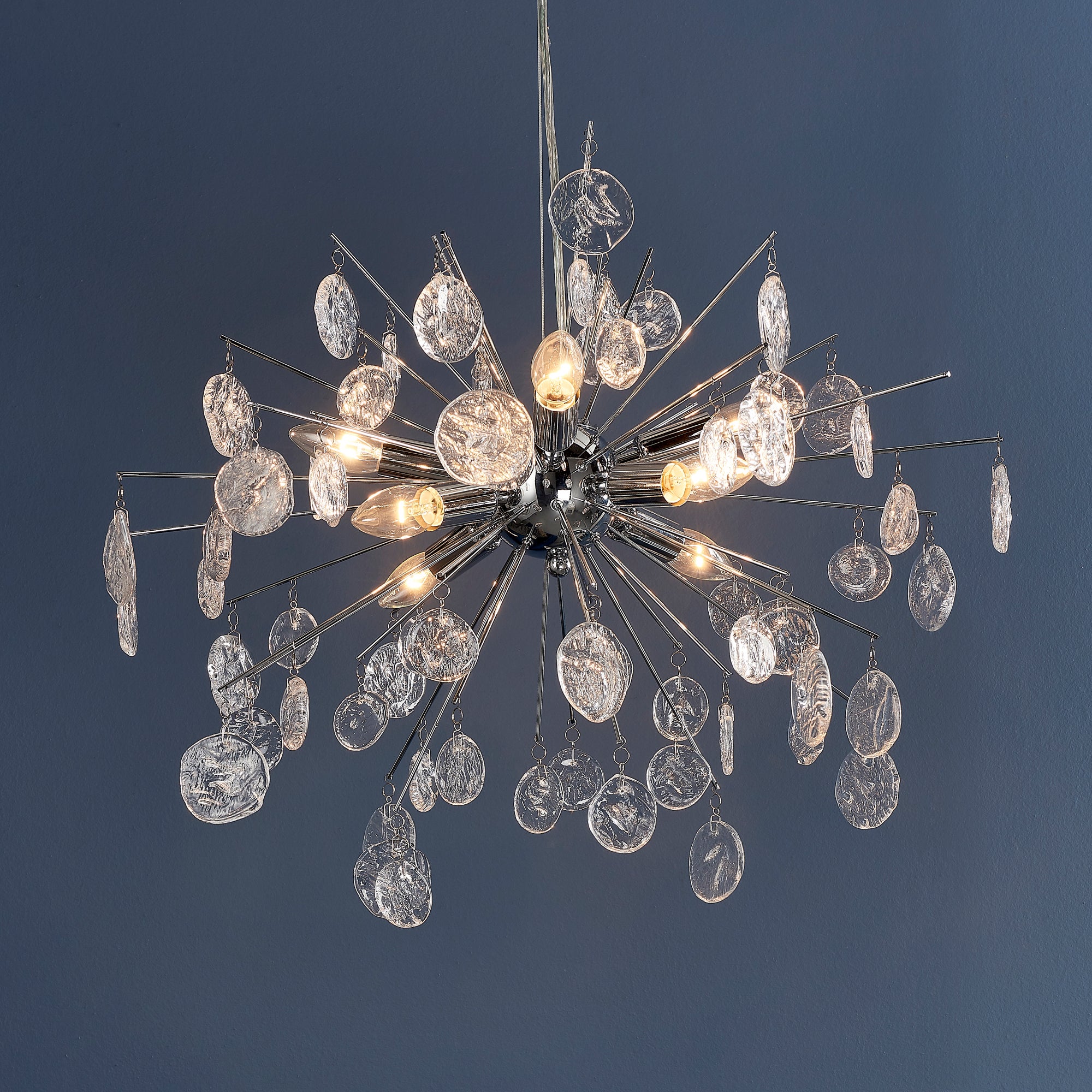 Vogue Pampa Sputnik 8 Light Pendant Fitting Chrome