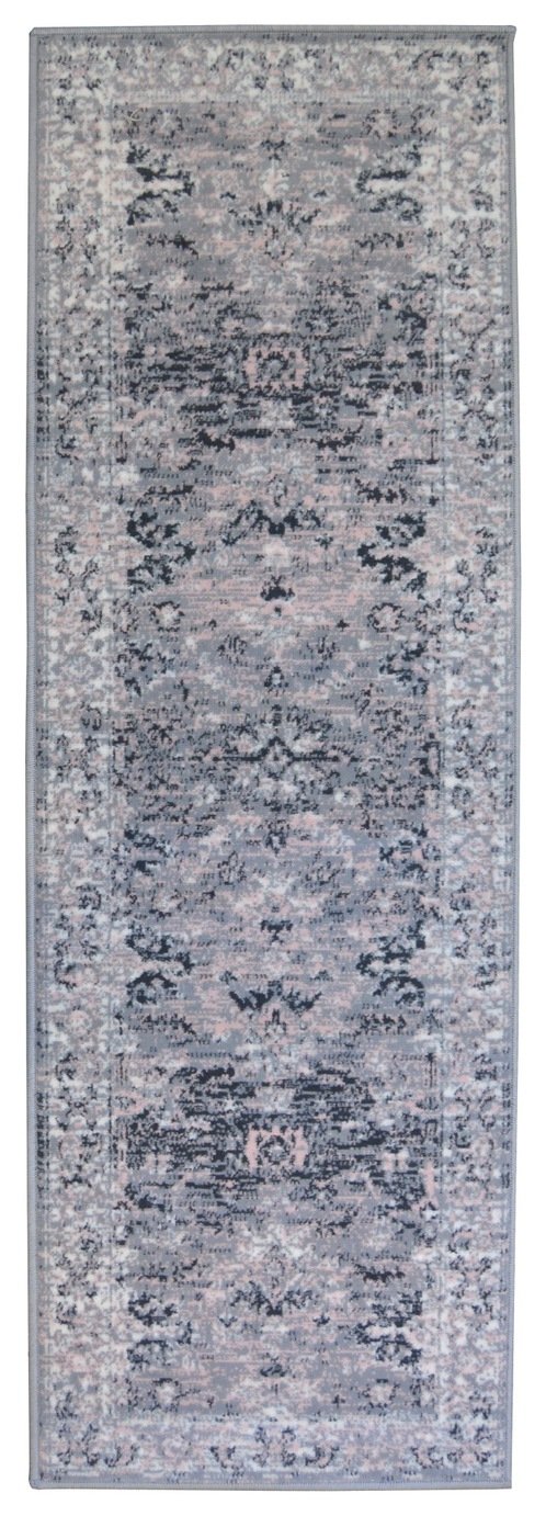 Homemaker Traditional Design Runner - 200x67cm - Grey Blush