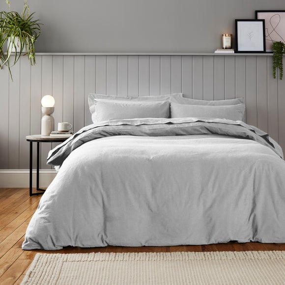 Soft & Cosy Luxury 100% Brushed Cotton Duvet Cover & Pillowcase Set