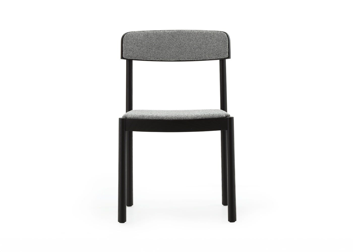 Normann Copenhagen Timb Dining Side Chair Black Ash Hallingdal 166
