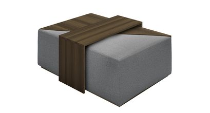 Astaire Modular Coffee Table Set Footstool in Harbour Grey Whitstable - sofa.com