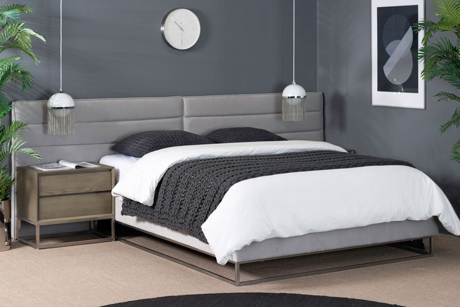 Barbican Bed Silver