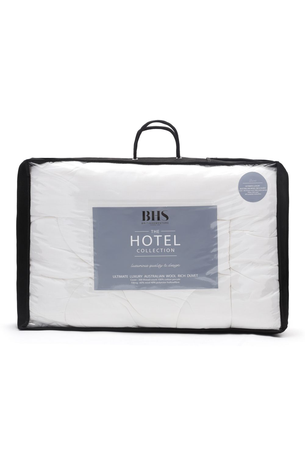 BHS 5 Star Hotel Collection 10.5 Tog Australian Wool Duvet in White 2