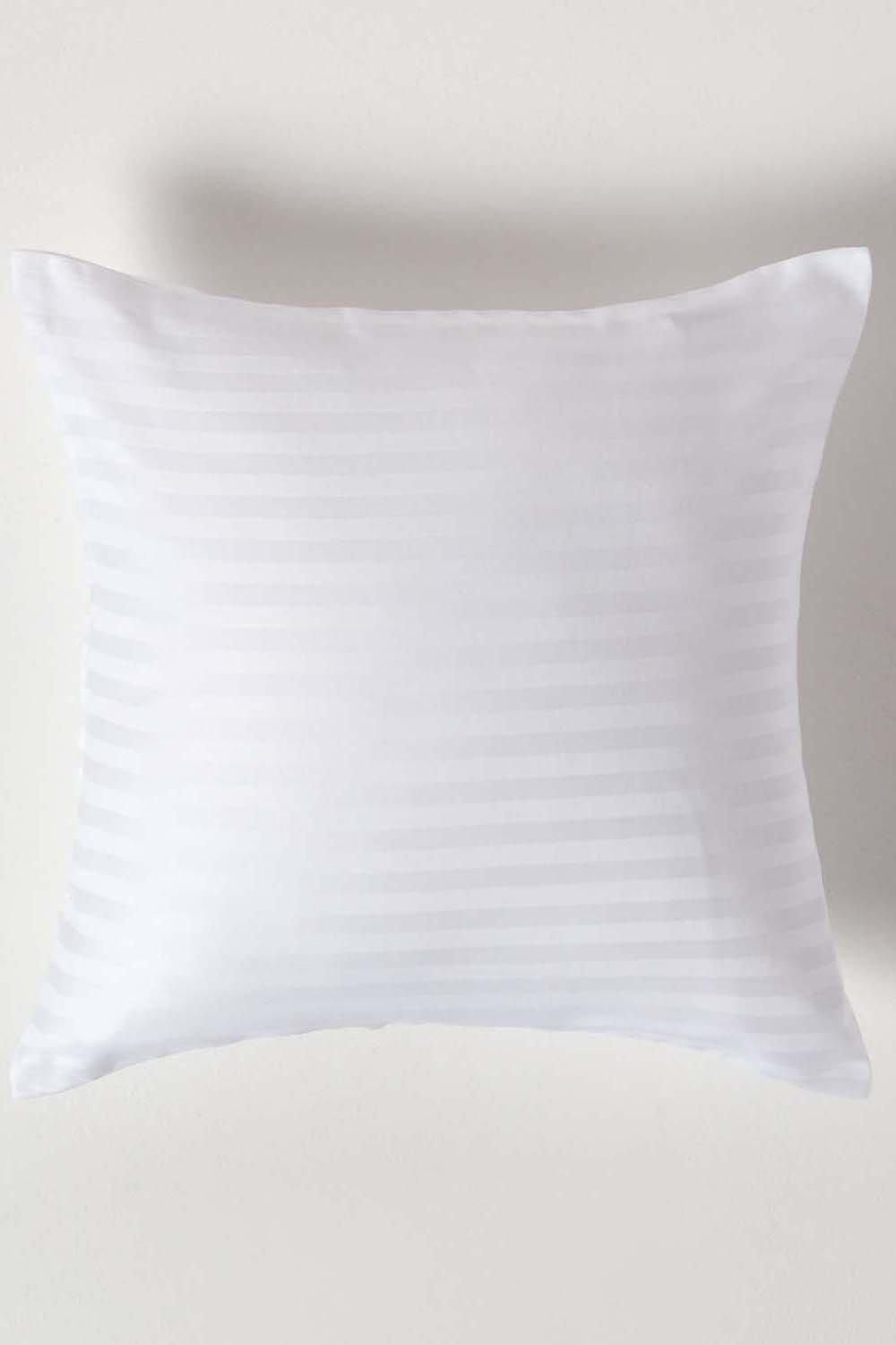 Homescapes Continental Egyptian Cotton Pillowcase 330 TC, 40 x 40 cm in White