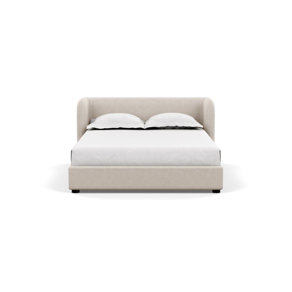 Heal's Group Bed Double Texture Limestone