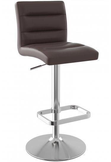 netfurniture Swank Adjustable Bar Stool in Brown
