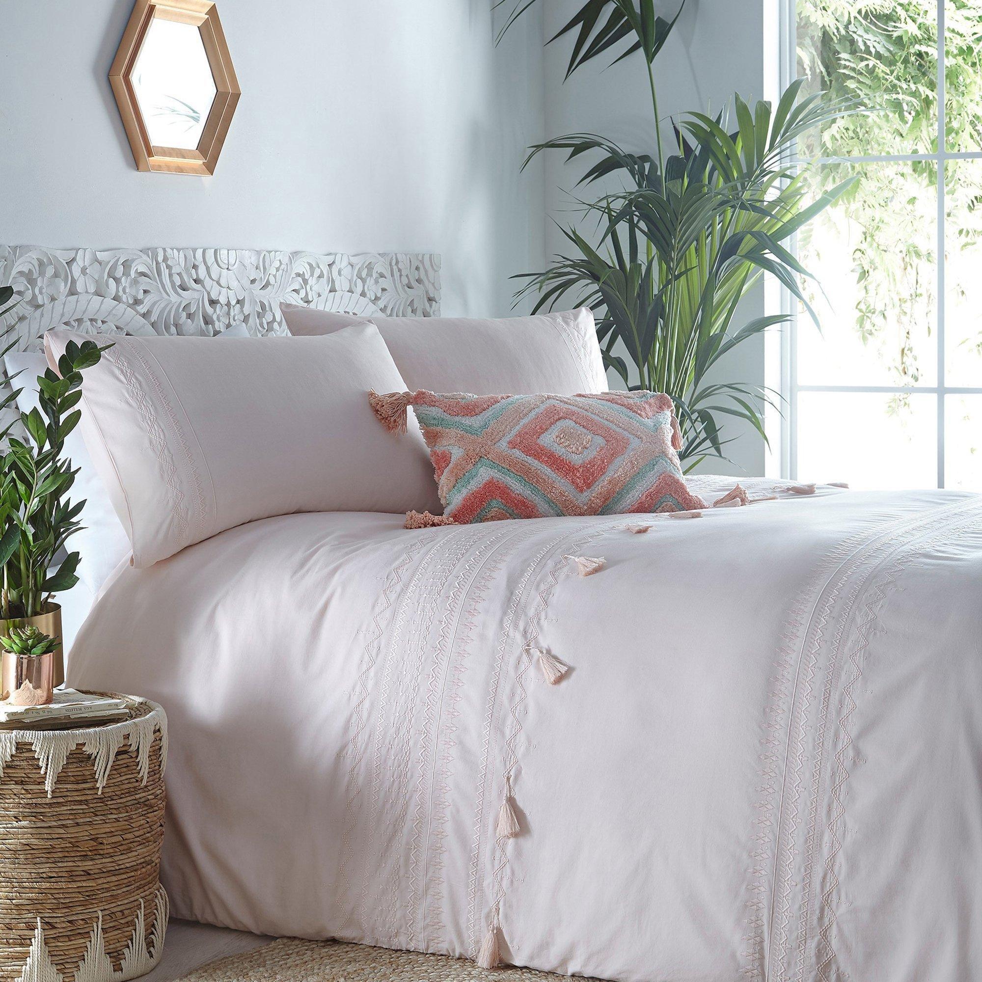 Olivia Embroidered Double Duvet Set
