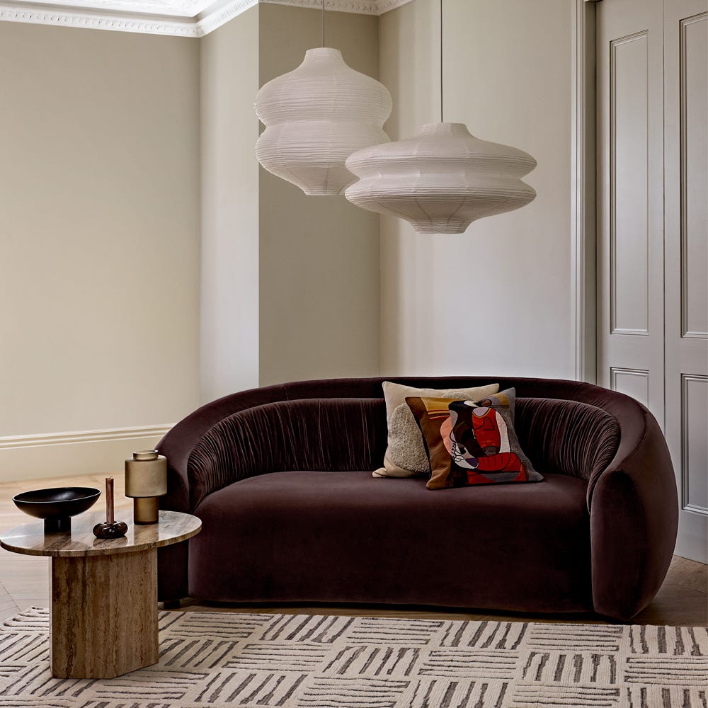 Heal's Flora 4 Seater Sofa Siena Cotton Pistachio 3