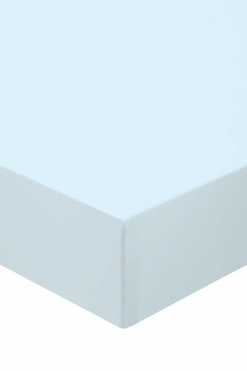Murmur ' 500TC' Plain Dye Fitted Sheet in Blue