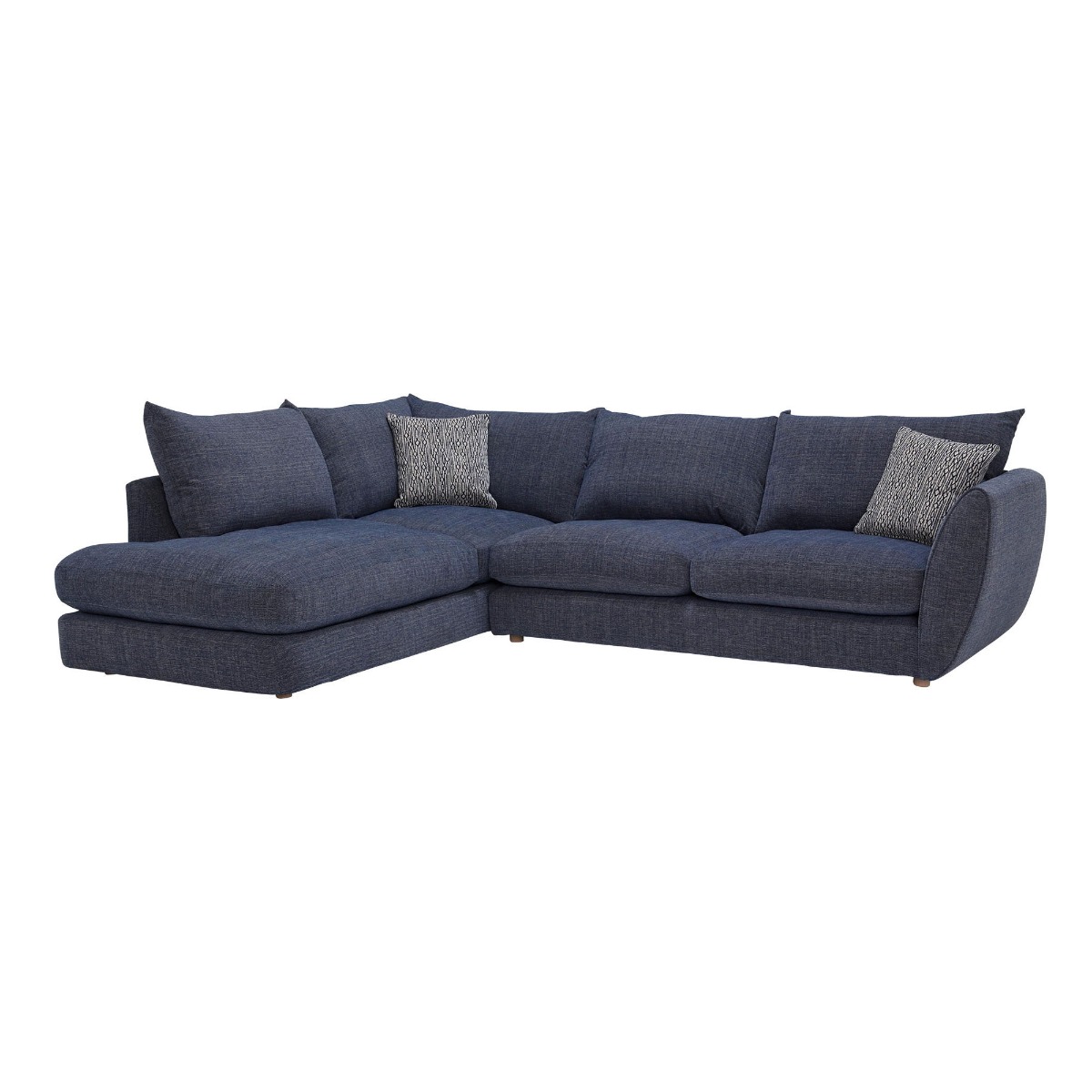 Big Blue Small Right Hand Facing Corner Sofa - Barker & Stonehouse